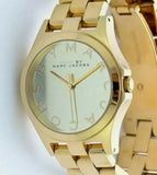 Marc Jacobs Henry Gold Dial Gold Stainless Steel Strap Watch for Women - MBM3211