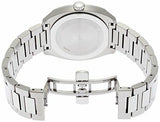 Gucci GG2570 Silver Dial Silver Steel Strap Watch For Men - YA142308