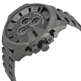 Diesel Mega Chief Chronograph Grey Dial Gunmetal Men's Watch - DZ4282