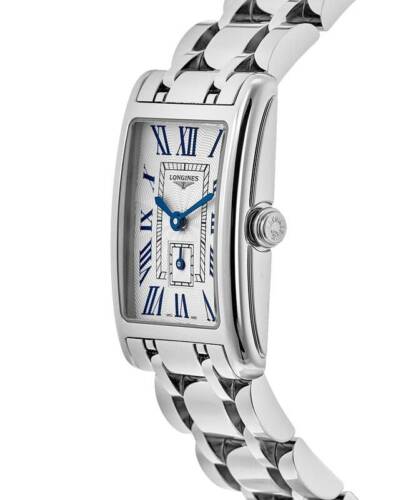Longines Dolcevita White Dial Silver Steel Strap Watch for Women - L5.258.4.71.6