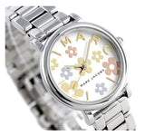 Marc Jacobs Classic White Dial Silver Steel Strap Watch for Women - MJ3581