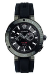 Versace V Extreme Chronograph Black Tone Dial Black Rubber Strap Watch for Men - VCN020017