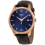 Tissot T Classic Tradition Blue Dial Watch For Men - T063.610.36.047.00