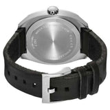 Gucci GG2570 Black Dial Black Leather Strap Watch For Men - YA142206