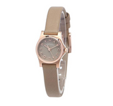 Marc Jacobs Henry Dinky Grey Dial Grey Leather Strap Watch for Women - MBM1239