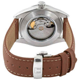 Tissot Gentlemen Powermatic 80 Silicium Blue Dial Brown Leather Strap Watch For Men - T127.407.16.041.00