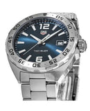 Tag Heuer Formula 1 Stainless Steel 41mm Blue Dial Silver Steel Strap Watch for Men - WAZ1118.BA0875