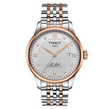 Tissot T Classic Le Locle Powermatic 80 Silver Dial Two Tone Steel Strap Watch For Men - T006.407.22.036.00