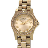 Marc Jacobs Henry Gold Dial Gold Stainless Steel Strap Watch for Women - MBM3277