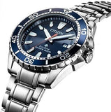 Citizen Promaster Marine Blue Dial Silver Steel Strap Watch For Men - BN0191-80L