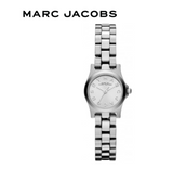 Marc Jacobs Henry Dinky White Dial Silver Stainless Steel Strap Watch for Women - MBM3198