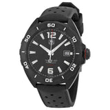 Tag Heuer Formula 1 Automatic Black Dial Black Rubber Strap Watch for Men - WAZ2115.FT8023