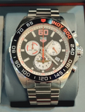 Tag Heuer Formula 1 Indy 500 Special Edition Black Dial Silver Steel Strap Watch for Men - CAZ101V.BA0842