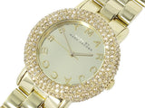 Marc Jacobs Marci Gold Dial Gold Stainless Steel Strap Watch for Women - MBM3191