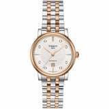 Tissot T Classic Carson Premium Diamonds White Dial Two Tone Steel Strap Watch for Women - T122.207.22.036.00