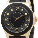 Marc Jacobs Pelly Black Dial Black Stainless Steel Strap Watch for Women - MBM2540