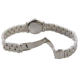 Marc Jacobs Amy Dinky White Dial Silver Stainless Steel Strap Watch for Women - MBM3225