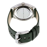 Marc Jacobs Green Transparent Dial Green Leather Strap Watch for Women - MBM1378