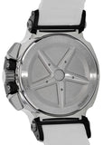 Tissot T Race Chronograph Black Dial White Rubber Strap Watch for Men - T048.417.27.057.05