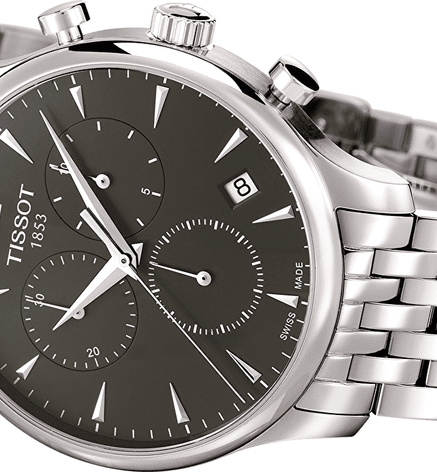 Tissot silver black dial 6032 best sale