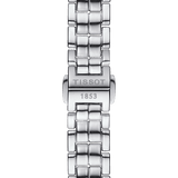 Tissot T Lady Flamingo Blue Mother of Pearl Dial Silver Steel Strap Watch For Women - T094.210.11.121.00