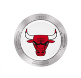 Tissot Quickster Chronograph NBA Chicago Bulls White Dial Red NATO Strap Watch For Men - T095.417.17.037.04