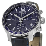 Tissot T Sport Quickster Chronograph Blue Dial Watch For Men - T095.417.16.047.00