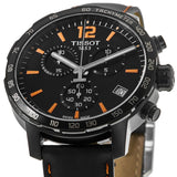 Tissot Quickster Chronograph Black Dial Watch For Men - T095.417.36.057.00