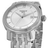 Tissot T Classic Bridgeport Silver Dial Silver Mesh Bracelet Watch For Men - T097.410.11.038.00