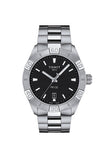 Tissot PR 100 Sport Quartz Black Dial Silver Steel Strap Watch For Men - T101.610.11.051.00