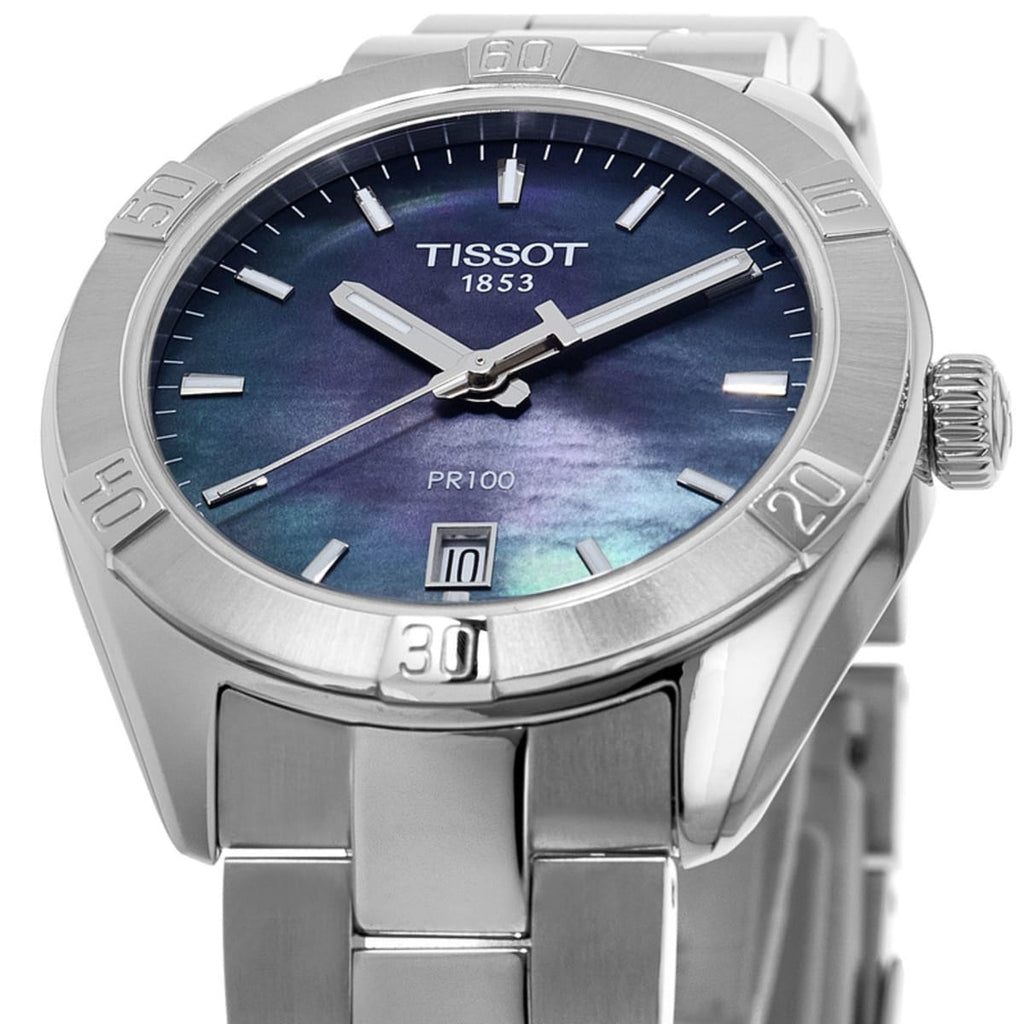 Tissot PR 100 Sport Chic Mother of Pearl Dial Watch For Women