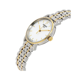 Tissot Everytime Medium White Dial Two Tone Mesh Bracelet Watch For Men - T109.410.22.031.00