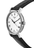 Tissot Everytime Small White Dial Black Leather Strap Watch For Women - T109.210.16.033.00