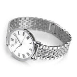 Tissot T Classic Everytime White Dial Silver Mesh Bracelet Watch For Men - T109.410.11.033.00