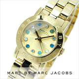 Marc Jacobs Amy Dexter Gold Dial Gold Stainless Steel Strap Watch for Women - MBM3218