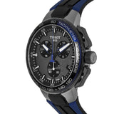 Tissot T Race Cycling Black Dial Two Tone Rubber Strap Watch For Men - T111.417.37.441.06