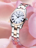 Tissot T Wave Mother of Pearl Dial Two Tone Steel Strap Watch For Women - T112.210.22.113.01