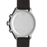 Tissot Chrono XL Silver Dial Brown Leather Strap Watch For Men - T116.617.16.037.00