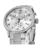 Tissot Chrono XL Classic Silver Dial Silver Steel Strap Watch For Men - T116.617.11.037.00