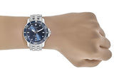 Tissot T Sport Seastar 1000 Powermatic Silicum Blue Dial Silver Steel Strap Watch For Men - T120.407.11.041.01