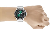 Tissot Seastar 1000 Chronograph Green Dial Silver Mesh Bracelet Watch For Men - T120.417.11.091.00