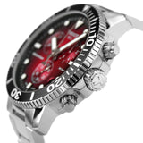 Tissot Seastar 1000 Chronograph Red Dial Silver Steel Strap Watch For Men - T120.417.11.421.00