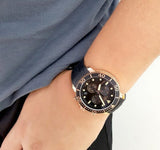 Tissot Seastar 1000 Chronograph Quartz Black Dial Black Rubber Strap Watch For Men - T120.417.37.051.00