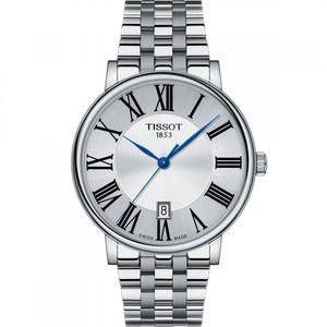 Tissot Carson Premium Silver Dial Silver Steel Strap Watch For Men - T122.410.11.033.00