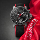 Tissot Supersport Vuelta Special Edition Chrono Black Dial Black Nylon Strap Watch for Men - T125.617.17.051.01