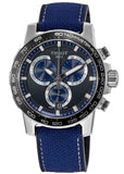 Tissot Supersport Chrono Black Dial Blue Nylon Strap Watch for Men - T125.617.17.051.03