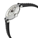 Tissot Bellissima Small Lady Silver Dial Black Leather Strap Watch For Women - T126.010.16.013.00