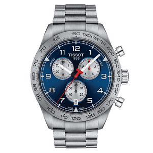 Tissot PRS 516 Chronograph Blue Dial Blue Steel Strap Watch for Men - T131.617.11.042.00