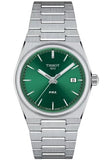 Tissot PRX Green Dial Silver Steel Strap Unisex Watch  - T137.210.11.091.00