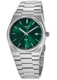 Tissot PRX Green Dial Silver Steel Strap Watch For Men - T137.410.11.091.00